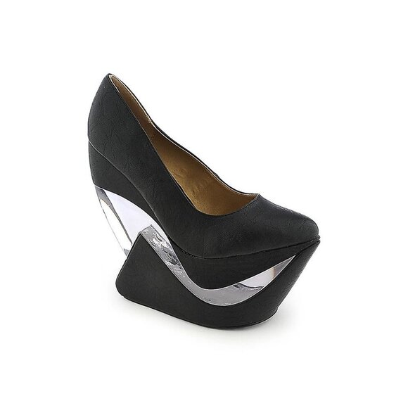 PRECISE FIERCE ANGLES WEDGE DRESS SHOE - Picture 1 of 6